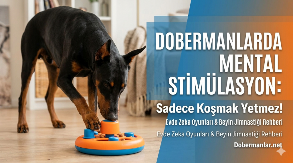 Dobermanlarda Mental Stimülasyon: Sadece Koşmak Yetmez!