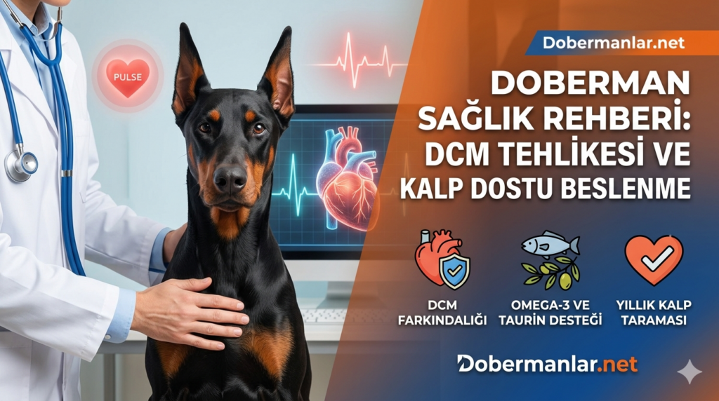 Doberman Sağlık Rehberi: DCM Tehlikesi ve Kalp Dostu Beslenme