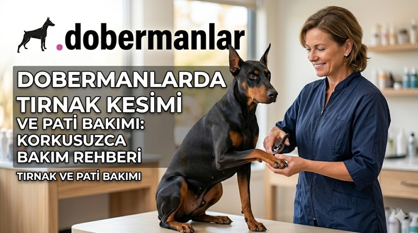 Dobermanlarda Tırnak Kesimi ve Pati Bakımı