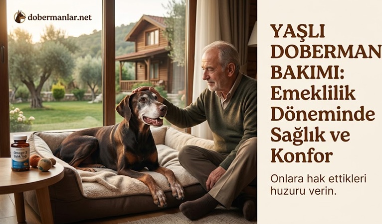 Yaşlı Doberman Bakımı: Emeklilik Döneminde Sağlık ve Konfor