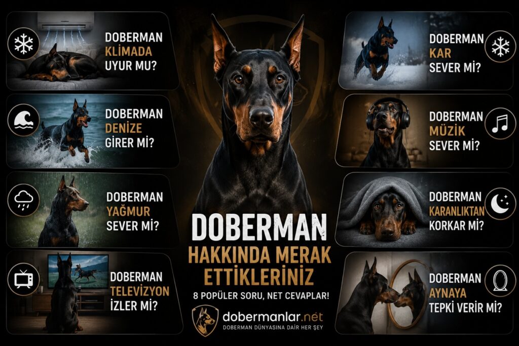 Doberman Hakkında Merak Edilenler: 8 Sıra Dışı Soru ve Cevap