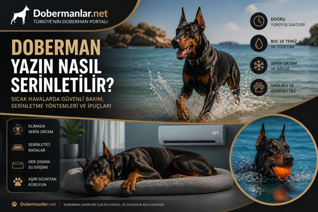 Doberman Yazın Nasıl Serinletilir?