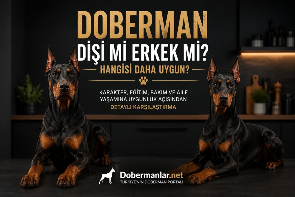 Doberman Dişi mi Erkek mi? Hangisi Daha Uygun?