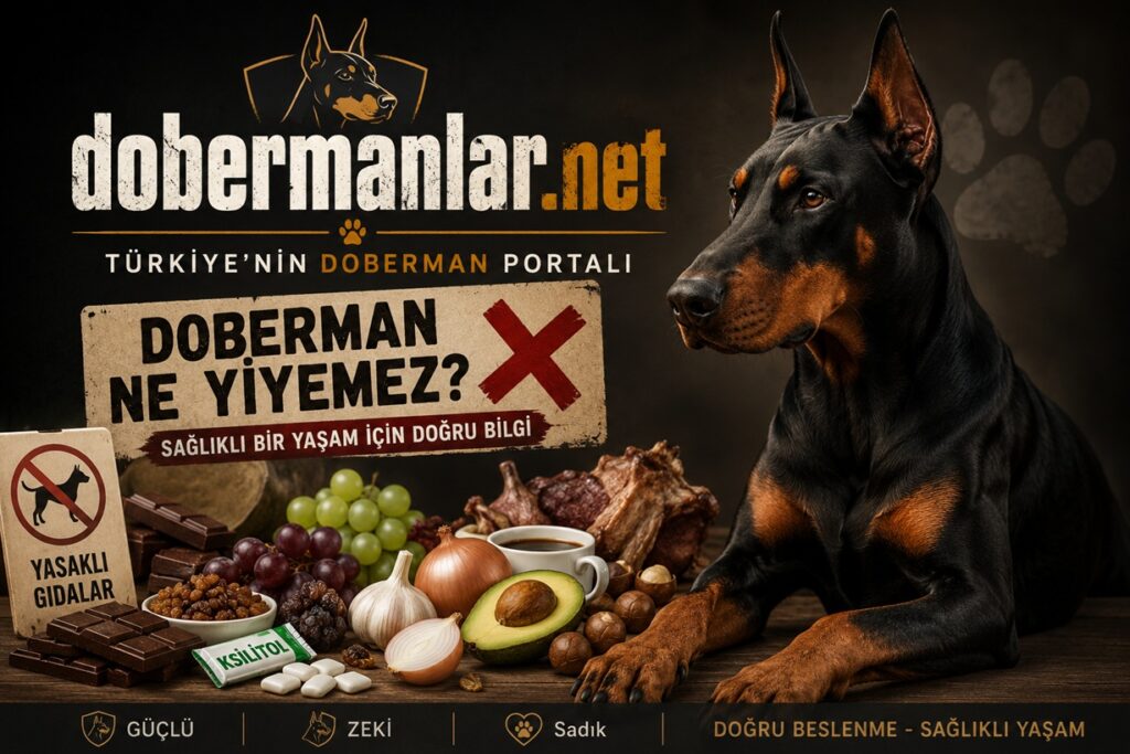 Doberman Ne Yiyemez? Veteriner Hekimden Kritik Beslenme Uyarıları